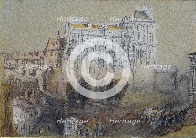 Palace at Blois, c1830. Artist: JMW Turner.