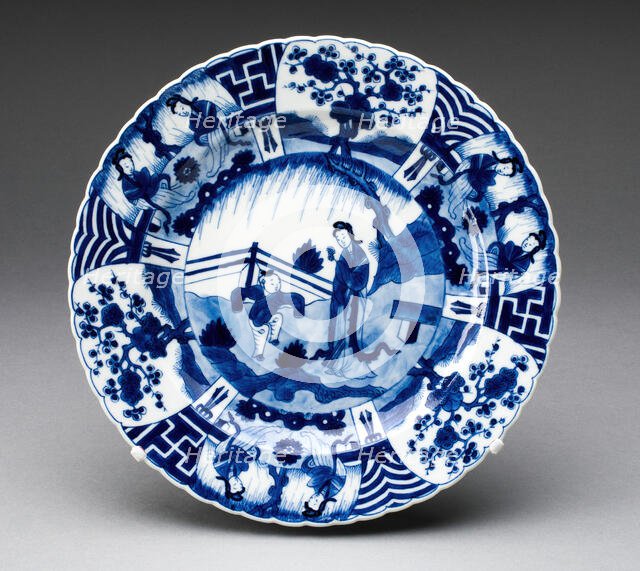 Plate, Jingdezhen, c. 1700. Creator: Jingdezhen Porcelain.