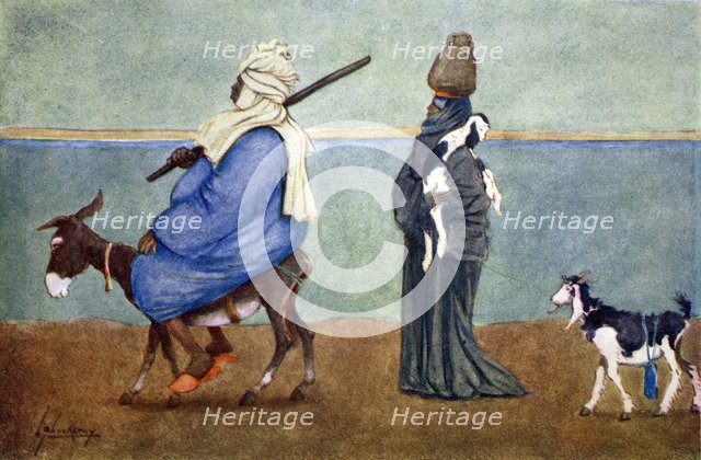 'A Nile Sky Line', 1908.  Artist: Lance Thackeray