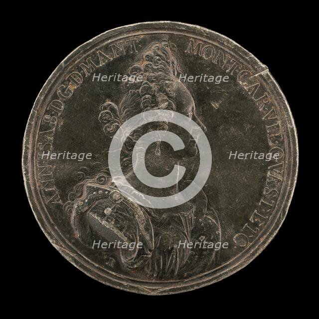 Anna Isabella Gonzaga, Duchess of Mantua, 1698. Creator: Paolo Repiglier.