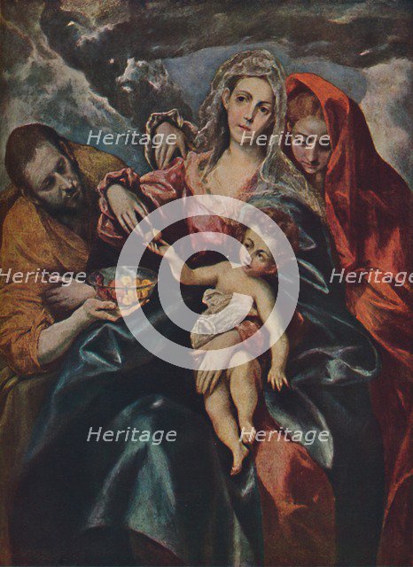 'Heilige Familie', (The Holy Family), c1590, (1938). Artist: El Greco.