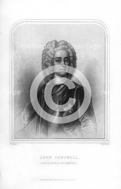 John Campbell, Duke of Argyll and Greenwich, Scottish soldier and statesman, (1870).Artist: H Robinson