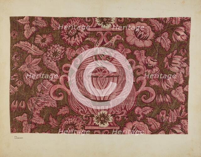 Printed Cotton, c. 1940. Creator: Joseph Lubrano.