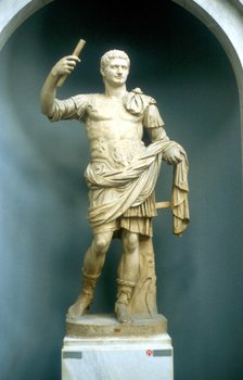 Augustus Caesar, first Roman Emperor. Artist: Unknown
