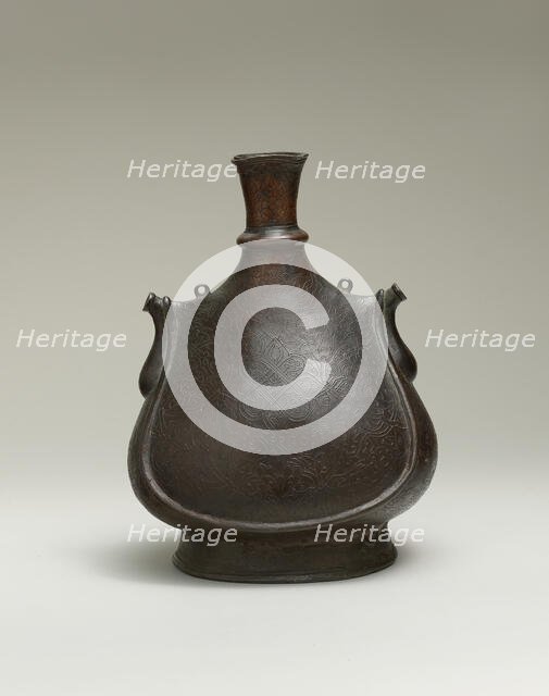 Pilgrim Flask, Turkey, 17th century. Creator: Unknown.