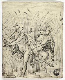 Pan and Syrinx, n.d. Creator: Unknown.