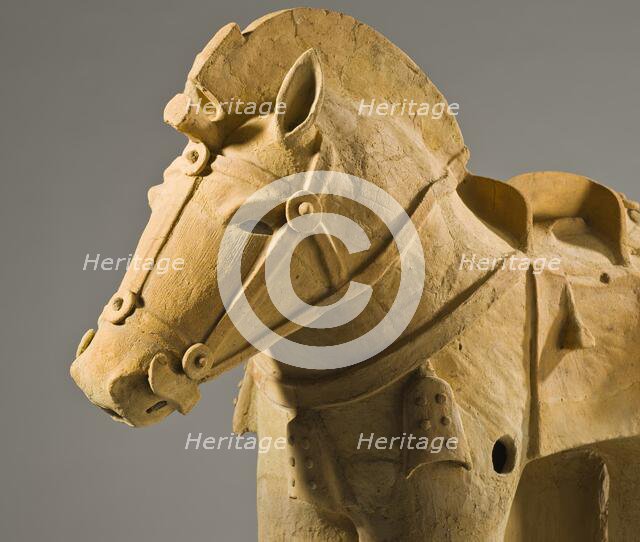 Haniwa Horse (image 2 of 3), 6th century AD. Creator: Unknown.