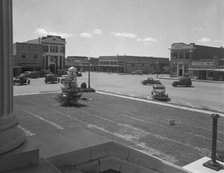 The town square of Memphis, Texas, 1937. Creator: Dorothea Lange.