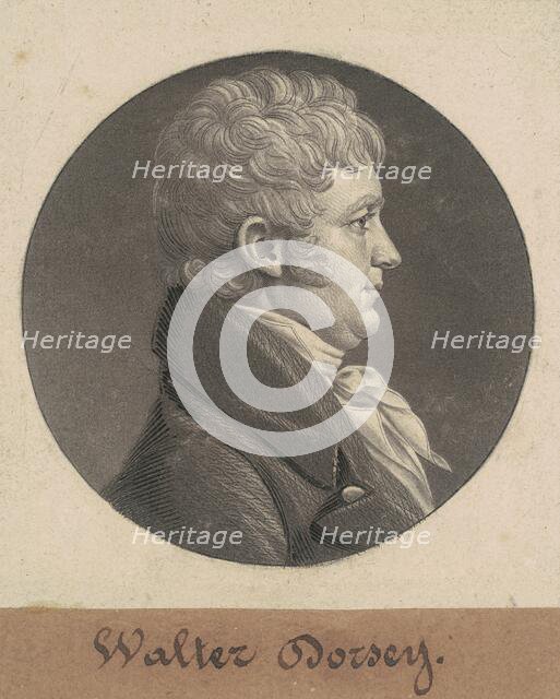 Walter Dorsey, 1804. Creator: Charles Balthazar Julien Févret de Saint-Mémin.