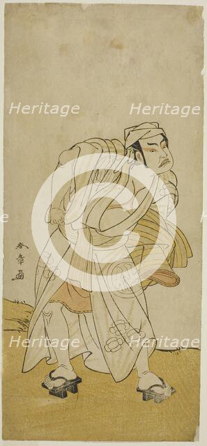 The Actor Nakamura Sukegoro II in an Unidentified Role, Japan, c. 1779. Creator: Shunsho.