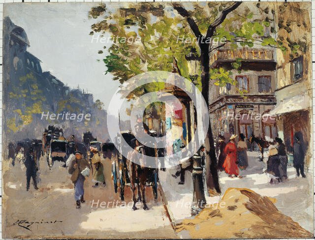 Boulevard des Italiens, c1900. Creator: Emile Cagniart.