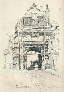 The Gatehouse Rochester, 1925. Artist: Sir Leslie Matthew Ward