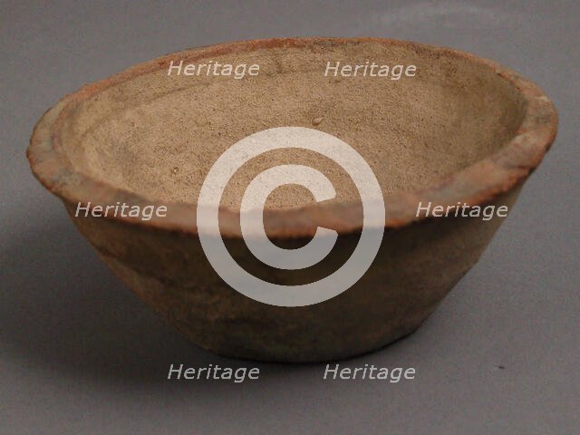 Bowl, Coptic, 4th-7th century. Creator: Unknown.