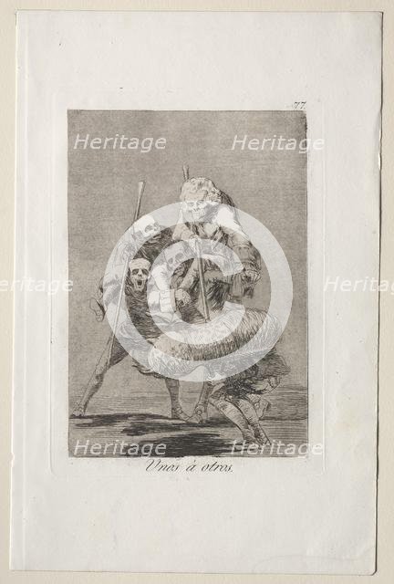 Caprichos: What One Does to Another. Creator: Francisco de Goya (Spanish, 1746-1828).