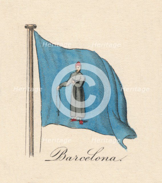 'Barcelona', 1838. Artist: Unknown.