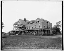 Grande Pointe Hotel, Harsens Isl'd., St. Clair River, between 1890 and 1901. Creator: Unknown.