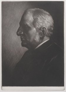 Portrait of Sir Francis Seymour Haden, 1881. Creator: Alphonse Legros.