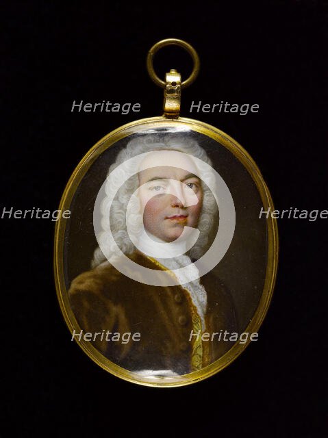 Portrait of a man, between 1725 and 1750. Creator: English School.