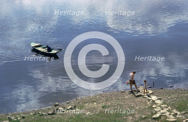 Ferry in Yugoslavia. Artist: Unknown