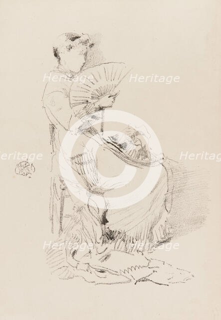The Fan, 1879. Creator: James Abbott McNeill Whistler.
