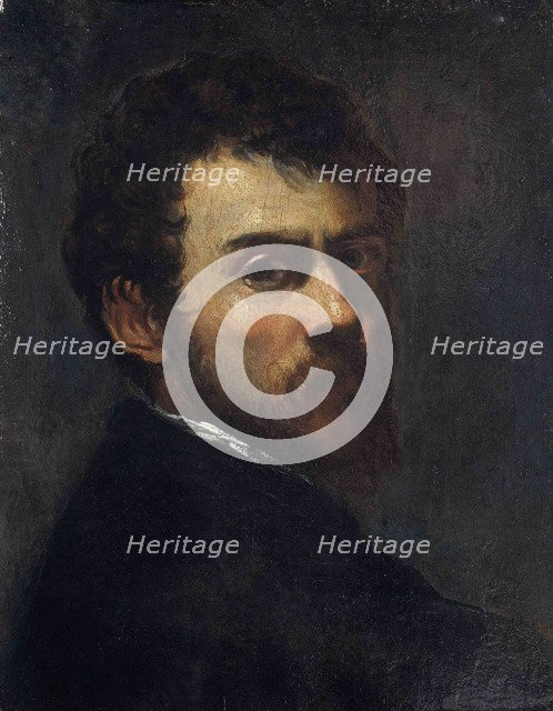 Self-portrait as a young man. Artist: Tintoretto, Jacopo (1518-1594)