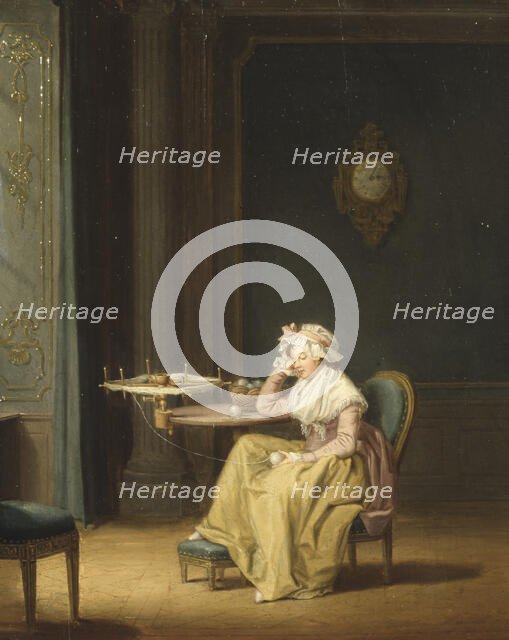 The Wool Winder, mid-18th-early 19th century. Creator: Per Hillestrom.