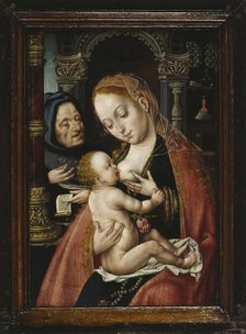 The Holy Family, ca 1523-1530. Creator: Cleve, Joos van, Circle of  .