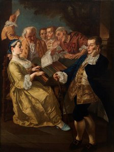 Musical Entertainment, c1752. Creator: Traversi, Gaspare (1732-1769).