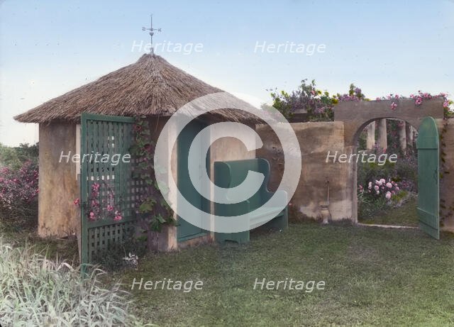 "Gray Gardens," Robert Carmer Hill house, Lily Pond Lane, East Hampton, New York, c1914. Creator: Frances Benjamin Johnston.