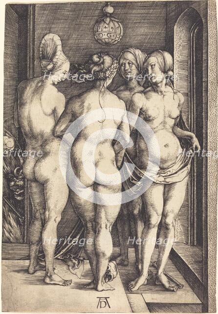 Four Naked Women, 1497. Creator: Albrecht Durer.