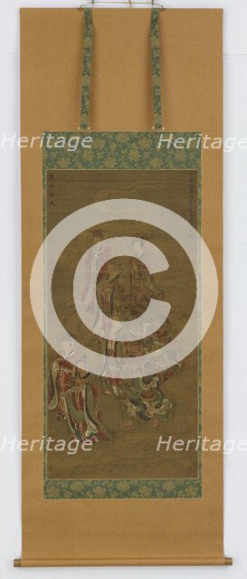 Group of deva and devi, Nanbokucho period, 14th-15th century. Creator: Unknown.