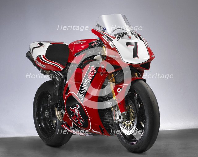 2000 & 2001 Ducati racing bike Artist: Unknown.