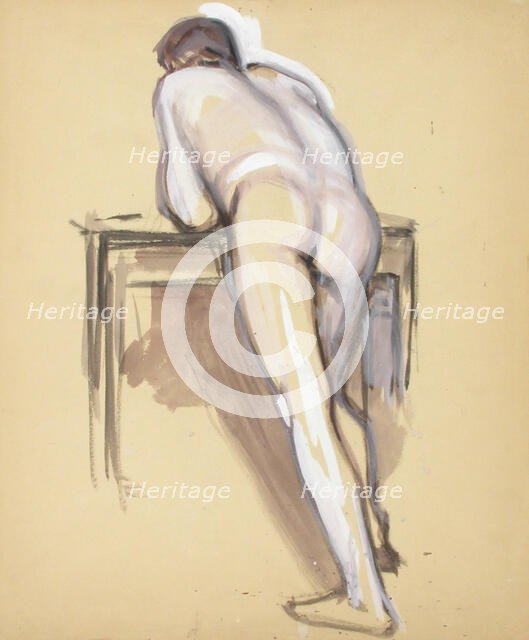 Naked practice, c1910s. Creator: Verner Thome.