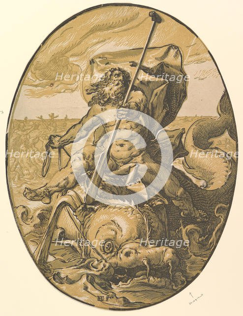 Oceanus, ca. 1589-90. Creator: Hendrik Goltzius.