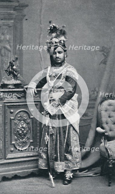 Raja of Rutlam, Central India Agency, 1902. Artist: Bourne & Shepherd.