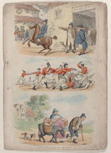 Plate 1, from "World in Miniature", 1816., 1816. Creator: Thomas Rowlandson.