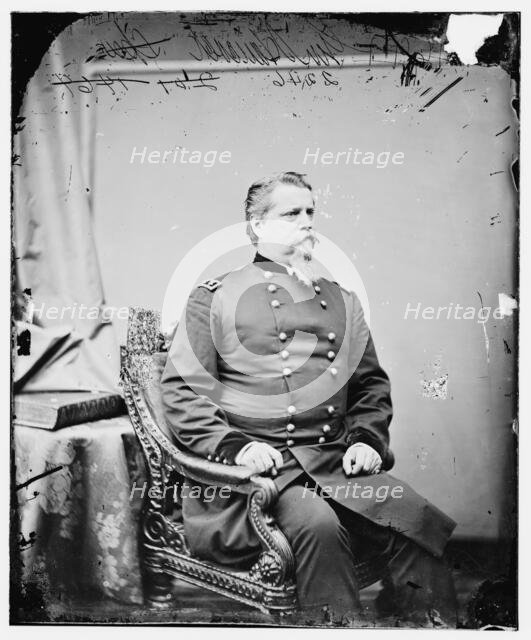 General Winfield Scott Hancock, US Army, between 1860 and 1875. Creator: Unknown.