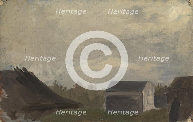 Landscape Study, 1870. Creator: Karl Emanuel Jansson.