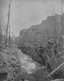 'Devil's Canyon, Banff, N. W. T., Canada', c1897. Creator: Unknown.