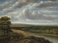 An Extensive Wooded Landscape, 1670s. Creator: Philip Koninck.