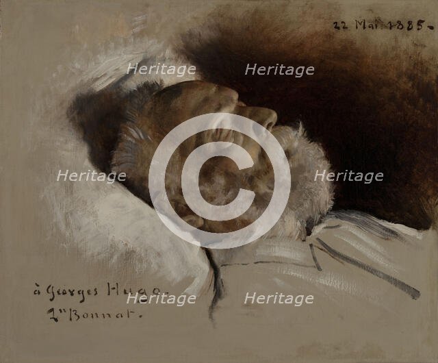 Victor Hugo sur son lit de mort, 22–05–1885. Creator: Leon Joseph Florentin Bonnat.