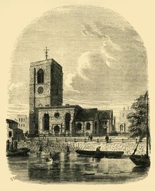 'Chelsea Church, 1860', (c1876). Creator: Unknown.