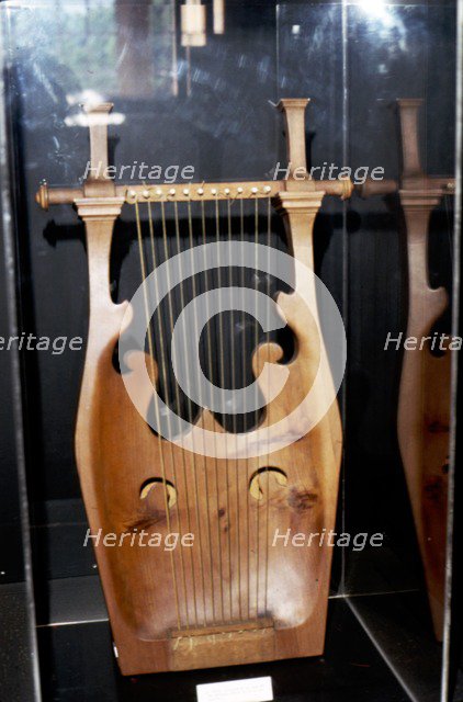 Reconstruction of a Roman lyre, c20th century. Artist: Unknown.
