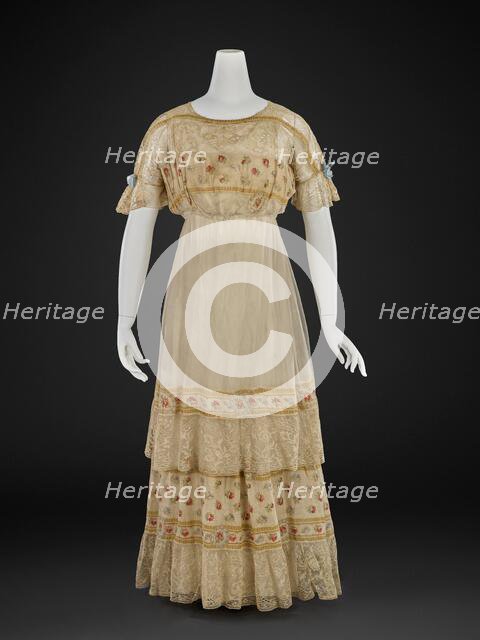 Dress, about 1910-1915. Creator: Unknown.