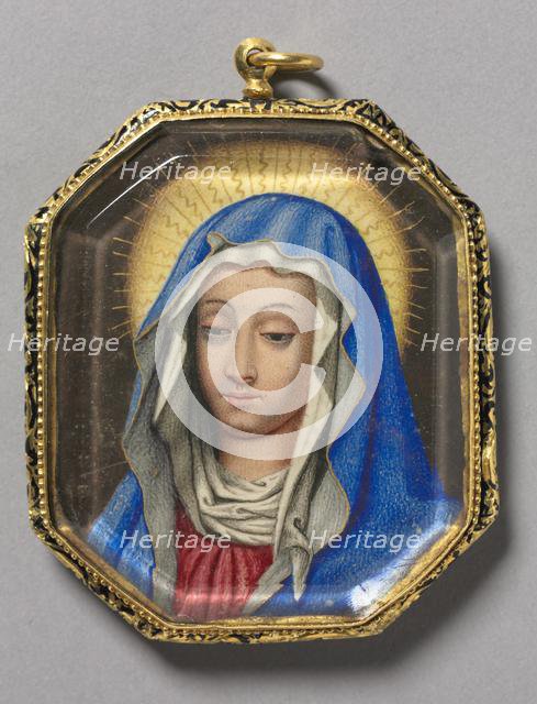 The Virgin and St. Francis with Christ Child, c. 1660. Creator: Unknown.