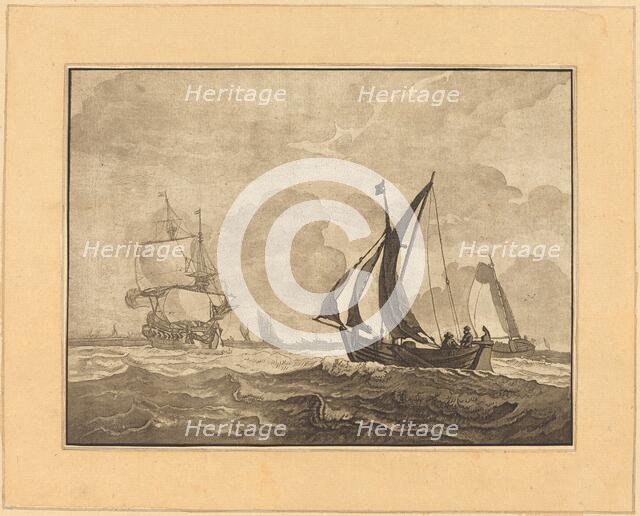 Seascape, published 1782. Creator: Regina Schönecker.