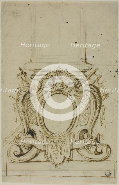 Design for the Base of a Pedestal, n.d. Creator: Unknown.