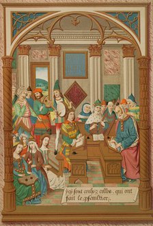 King René and his musical court, 15th century (1877). Creator: Firmin Didot.