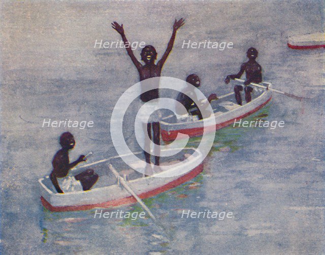 'Negro Boys at Barbados', 1924. Artist: Unknown.