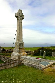 Flora MacDonald's memorial, Kilmuir Graveyard, Skye, Highland, Scotland.